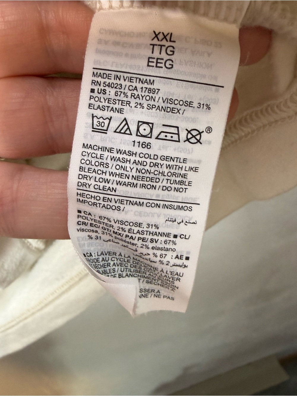 Old Navy Women's Cream Open-Front Draped Cardigan - Picture 7 of 7